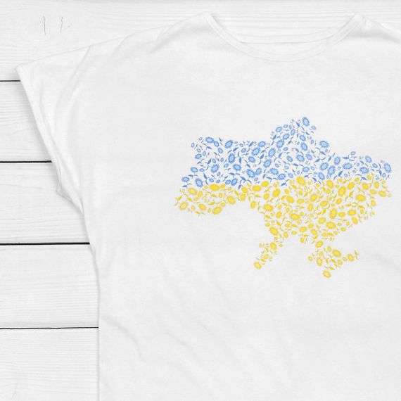 Женская футболка УКРАИНА | Зображення 1