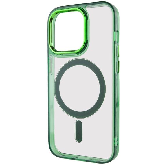 Чехол TPU Iris with MagSafe для Apple iPhone 14 Pro (6.1") Зеленый | Зображення 2