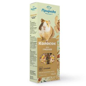 Ласощі для гризунів Колосок "Горіховий" Природа (5 упаковок)