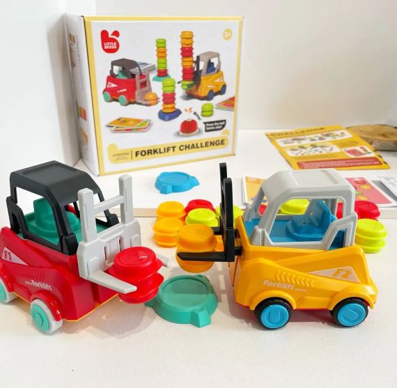 Настольная игра на логику и координацию Соревнования погрузчиков 202Y | Зображення 1