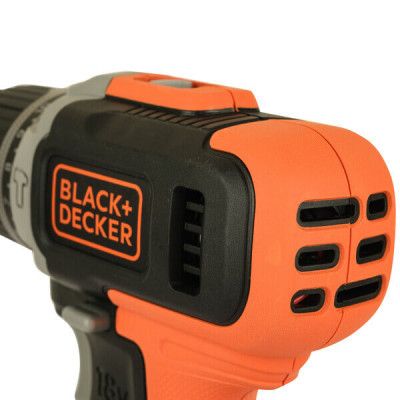 Шуруповерт Black&amp;Decker 18 В, 1.5Ah, 45 Нм,0-360/0-1400 об/мин, 21000 уд/мин, 1.3 кг (BCD003C1) | Зображення 2