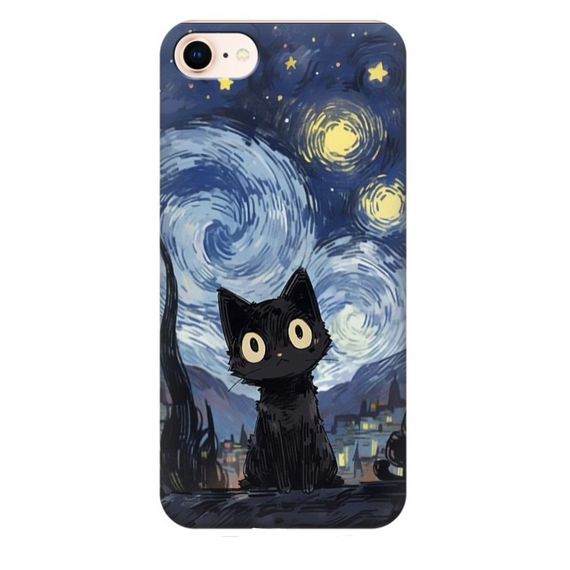 Чохол для iPhone 7 , iPhone 8 , iPhone SE 2 2020 , Iphone SE 3 2022 Чохол на замовлення Принт: Кіт