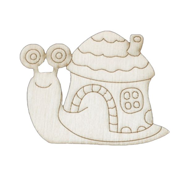 Набір дитячої творчості Розпис по дереву "Магніти-равлик та жабка" РД-013 | Зображення 3