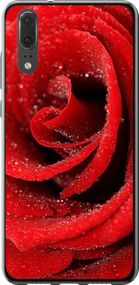 Чехол на Huawei P20 Красная роза "529u-1396-17620"