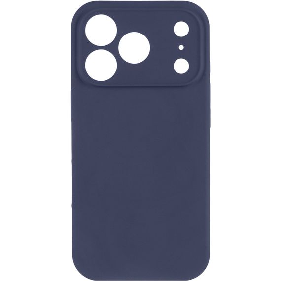 Чохол Silk Full Camera Protective (AA) NO LOGO для Apple iPhone 17 Pro / 18 Pro (6.3") Темно-синій / Midnight blue | Зображення 1