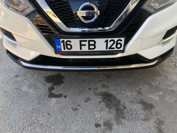 Накладка на передній бампер (2017-2024, нерж) Carmos - Турецька сталь для Nissan Qashqai рр | Зображення 5