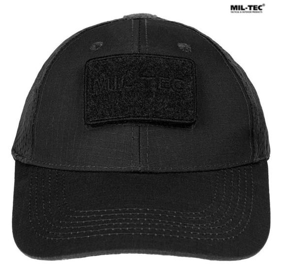 Бейсболка MIL-TEC Net Baseball Cap Black з сіткою | Зображення 3
