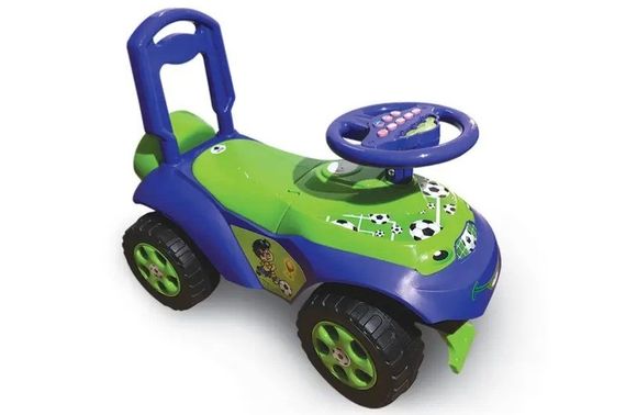 Толокар-каталка Doloni Toys Автошка 0142-02UA-B синий