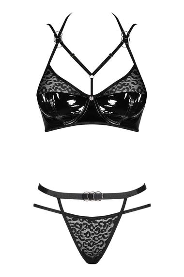 Комплект Obsessive Bagirela set Чорний L/XL | Зображення 2
