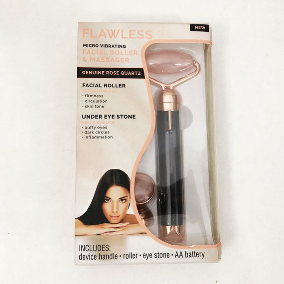 Массажер ролик электрический для лица Facial Roller Massager. ZF-168 Цвет: черный | Зображення 1