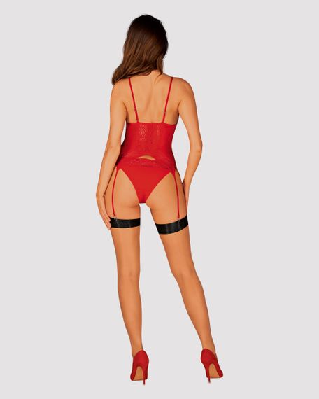 Корсет Obsessive Diyosa corset Червоний XS/S | Зображення 3