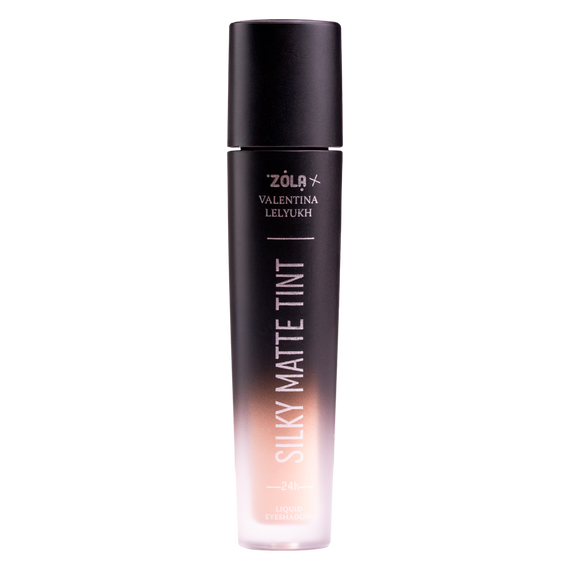 Рідкі тіні для повік ZOLA x Valentina Lelyukh Silky Matte Tint - 01 Soft Beige (3.2 g) | Зображення 1