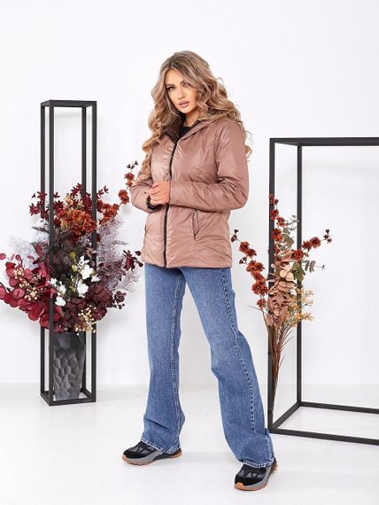 Куртка двостороння, арт.185, кава / шоколад | Зображення 4