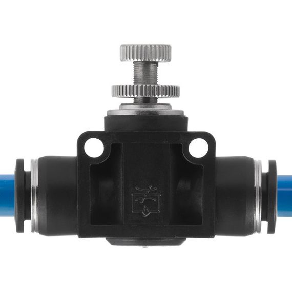 Цангове пряме з'єднання з регулятором, для поліуретанових та ін. шлангів 10*10 мм INTERTOOL PT-2398 | Зображення 3