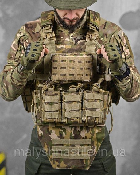 Плитоніска 4 швидких скидання з наплічником Cordura мультикам ДЛ63963 | Зображення 4