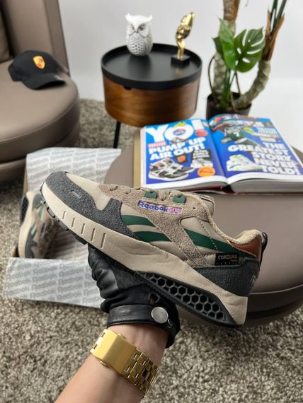 Кроссовки R1e1ebok Classic Leather Hexalite Brown Grey Green , Вьетнам 43 27 | Зображення 8