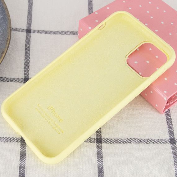Чехол Silicone Case Full Protective (AA) для Apple iPhone 11 (6.1") Желтый / Mellow Yellow | Зображення 2