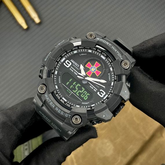 Чоловічий годинник Awarder 001 ЗСУ All Black | Зображення 5