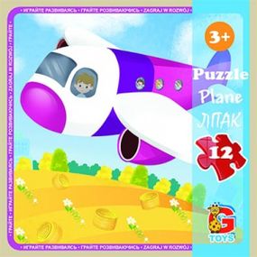 Пазли G-Toys Транспорт LT02 12 деталей