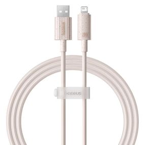 Дата кабель Baseus Habitat Series Fast Charging USB to Lightning 2.4A (2m) (P10360200) Wheat Pink