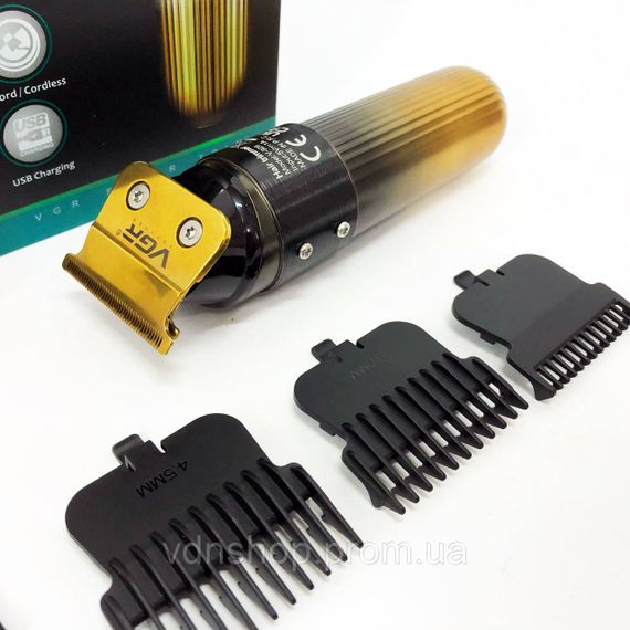 Професійна електрична машинка для стрижки VGR, Чоловічий набір для стрижки волосся бездротовий DZ-38 | Зображення 6