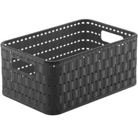 Корзина для зберігання Rotho (Рото) Country А6 +, 4 л (11655) Сірий