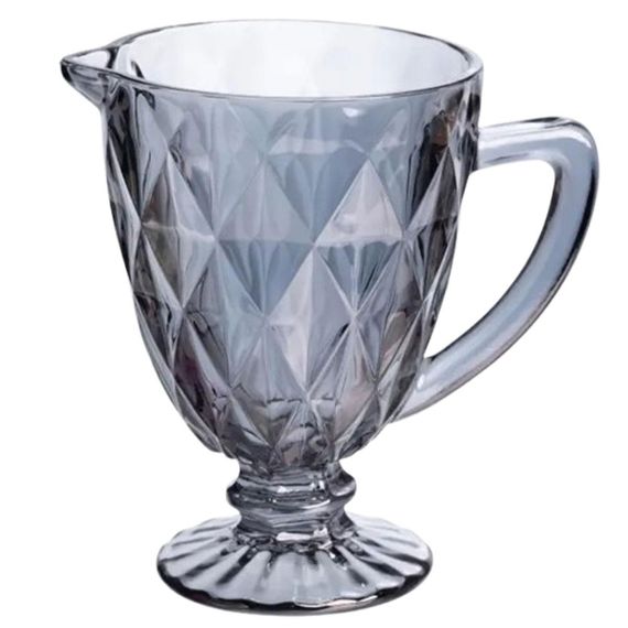 Глек для напитков Fractal стеклянный 1 литр HP-19-267 кувшин для лимонада прозрачный