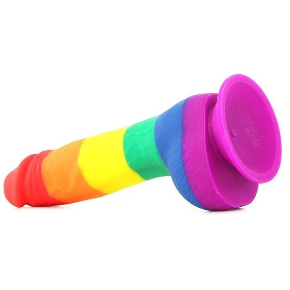 Фалоімітатор Веселка NS Novelties Colours Pride Edition на присосці Sex Aura | Зображення 4