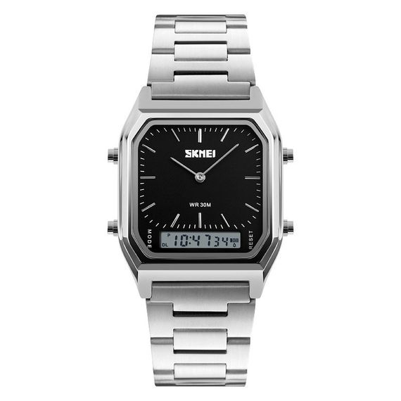 Годинник S2kmei 1220SIBK Silver-Black