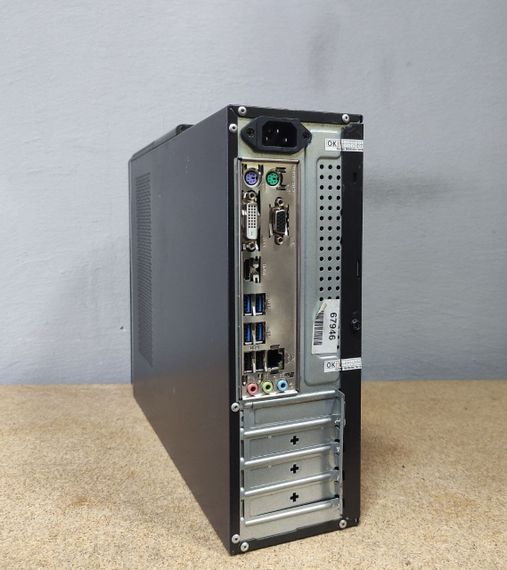 Комплект ПК: Gamemax SFF / Intel Core i3-4130 (2 (4) ядра по 3.4 GHz) / 8 GB DDR3 / 120 GB SSD / Intel HD Graphics 4400 + Монітор HP EliteDisplay S231d / 23" (1920x1080) IPS / VGA, DP / WebCam б/в | Зображення 3