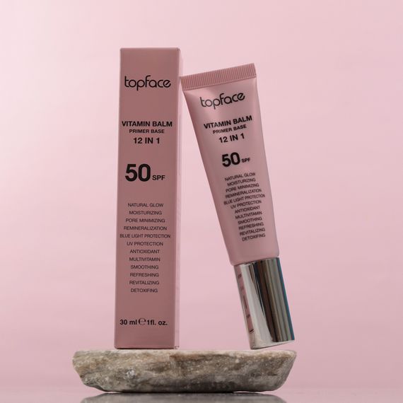 База під макіяж TopFace Vitamin Balm Primer Base 12 в 1 PT473 - 01 (30 ml) | Зображення 1