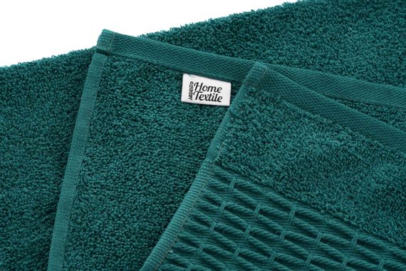 Набір рушників махрових Ardesto Lotus, 50х90см, 70х140см, 2шт, 100% бавовна, смарагдовий (ART2357EM) | Зображення 3