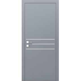 Двери міжкімнатні Rodos CORTES PRIMA 1G + молдинг, PRIMA 3G + молдинг RAL 7037