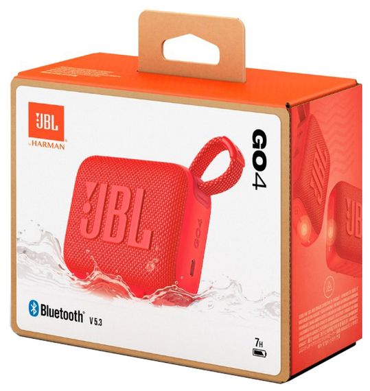 Портативна акустика JBL Go 4 Red (JBLGO4RED) | Зображення 8