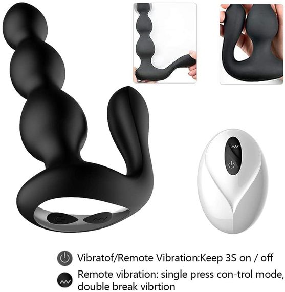 Анальна пробка - Anal Beads, Remote Controler | Зображення 7