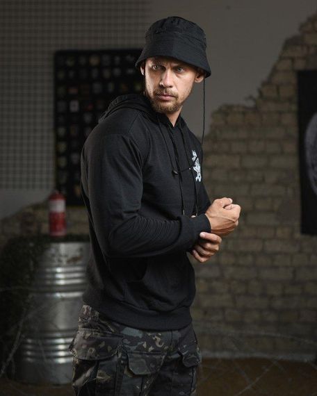 Худі maklin череп чорний НП4946 | Зображення 8