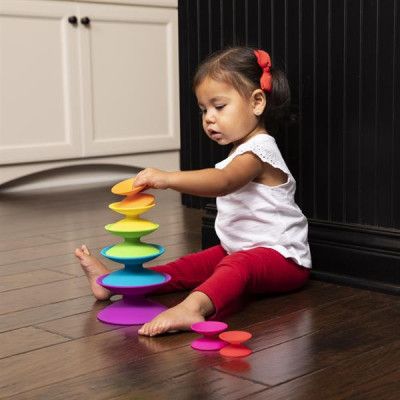 Развивающая игрушка Fat Brain Toys Spoolz Цветные катушки (FA181-1) - Топ Продаж! | Зображення 6
