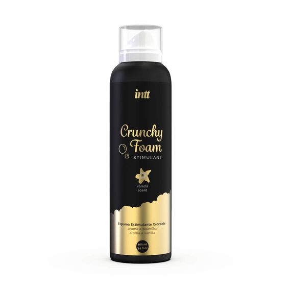 Премиум массажная пена Intt Crunchy Foam - Vanilla (150 мл) экстраувлажняющая, Ваниль | Зображення 1