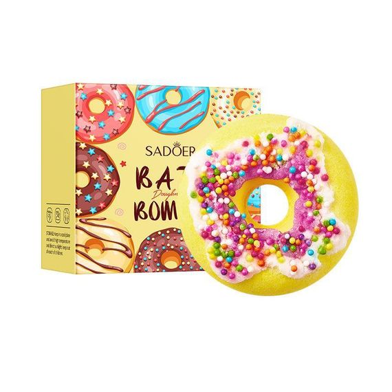 Бомбочка для ванни у формі пончика Doughnuts Sadoer, 100г | Зображення 3