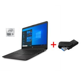 Ноутбук Б-клас HP 240 G8 / 14" (1920x1080) IPS / Intel Core i5-1035G1 (4 (8) ядра по 1.0 - 3.6 GHz) / 8 GB DDR4 / 256 GB SSD / Intel UHD Graphics / WebCam / Win 11 Pro б/в + Подарунок Флеш-накопичувач Kingston DataTraveler Exodia S 64 ГБ