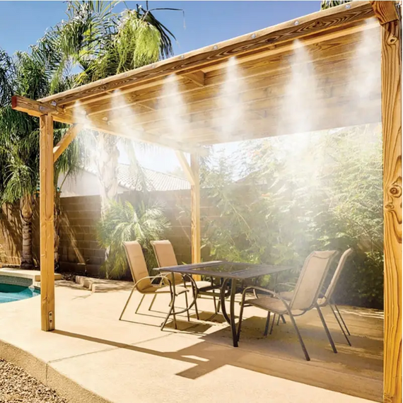 Туманоутворювач садовий 21 м для відкритих майданчиків, альтанок і саду, теплиць, легкий монтаж | Зображення 8