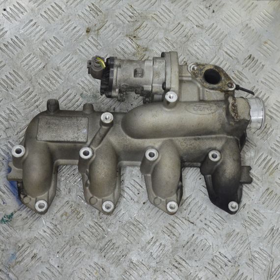 Колектор впускний 1.8 TDCI Ford Focus II Mondeo 2002-2015 + клапан EGR Форд Фокус 2 Мондео 4M5Q9424CB