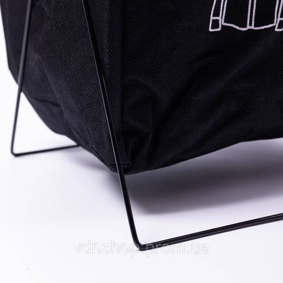 Кошик для білизни на підставці 36×32×52 (см) м'який Чорний HP-41-11B | Зображення 2