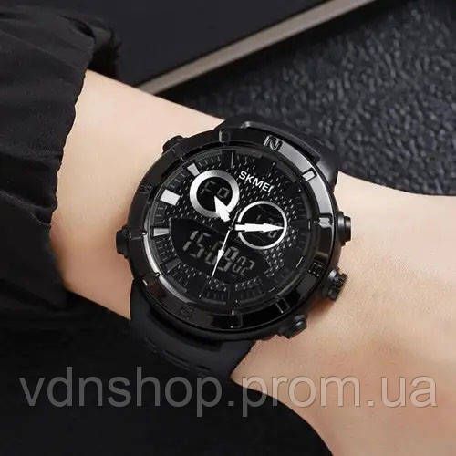 Спортивні міцні годинники SKMEI 2014BKBK, Годинники тактичні протиударні кварцові армійські FK-75 | Зображення 5