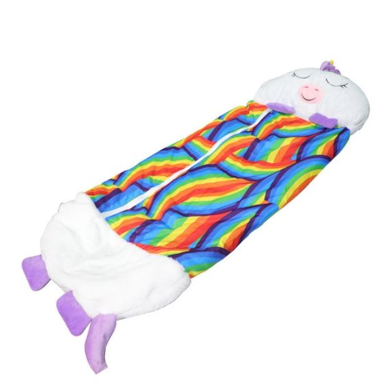 Детский спальный мешок-плюшевая игрушка подушка Единорог Baby sleeping bag Size S WHITE 3в1 теплый | Зображення 3