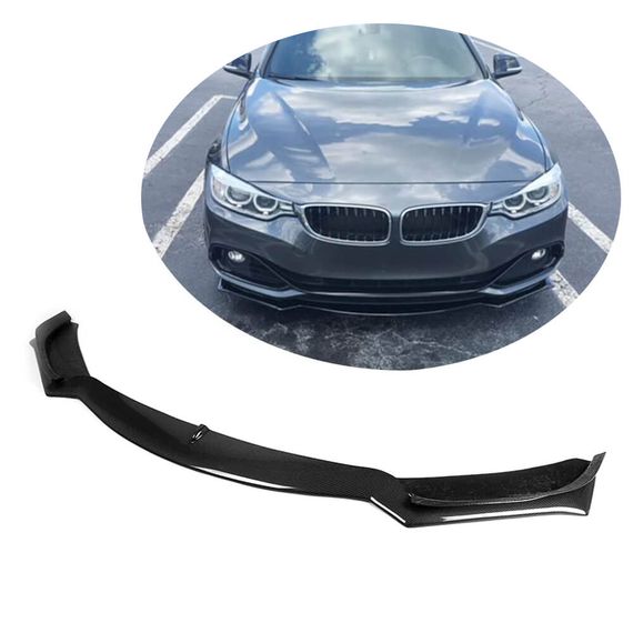 Накладка на передній бампер Lip (для Base 2013-2016, Карбон) для BMW 4 серія F-32 рр