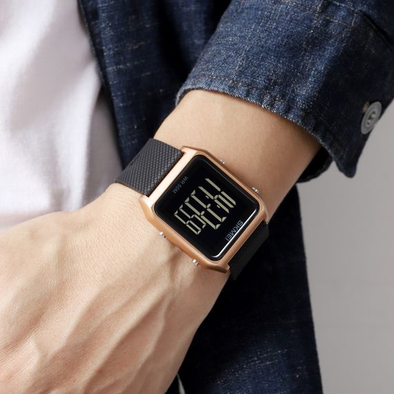Наручний годинник Skmei 1866RGBK Rose Gold-Black | Зображення 2