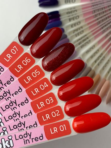 Гель-лак Toki-Toki Lady in Red LR 05 рубіновий з блиском 5мл | Зображення 2