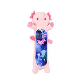 Мягкая игрушка-подушка "Аксолотль-батон" HKF2206(Pink) размер 100 см