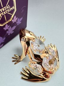 Фігурка міні Жаба-Зберігач з камінням 5х5,5х3 см
